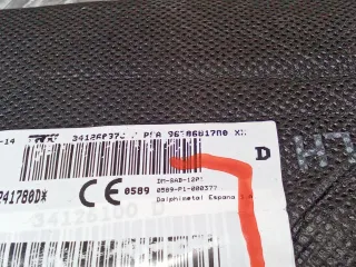 9678681780 Подушка безопасности боковая (в сиденье) Citroen C4 Grand Picasso 2 Арт 97057637, вид 7