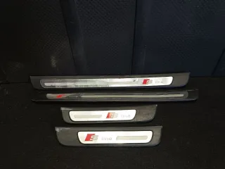 8K0853373B,8K0853374B,8K0853375B,8K0853376B Накладка на порог внутренняя (комплект) Audi A4 B8 Арт 97057832, вид 1