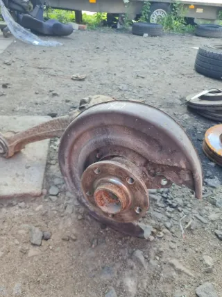 7E0501414 Кулак задний правый Volkswagen Caravelle T5 restailing Арт 97061048, вид 2