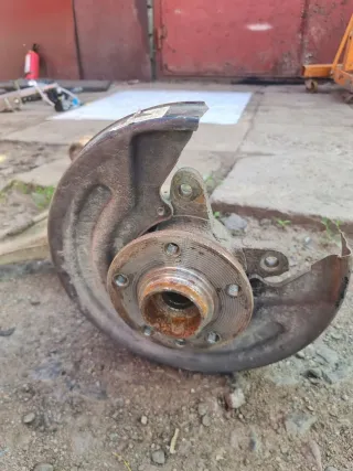 7E0501413 Кулак задний левый Volkswagen Caravelle T5 restailing Арт 97061051, вид 2