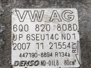 6Q0820808D Компрессор кондиционера Seat Ibiza 4 Арт 006984, вид 10