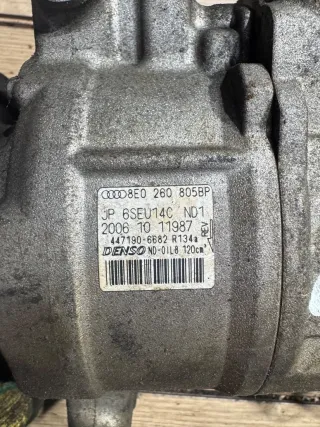 BYK,8E0260805BP,JP6SEU14C Компрессор кондиционера Audi A6 C6 (S6,RS6) Арт 034656, вид 5