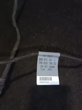 8K0971687S Проводка двери задней левой Audi A4 B8 Арт 97096660, вид 7