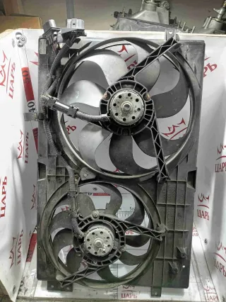1J0121207M Диффузор (кожух) вентилятора Volkswagen Golf 4 Арт V10140, вид 2