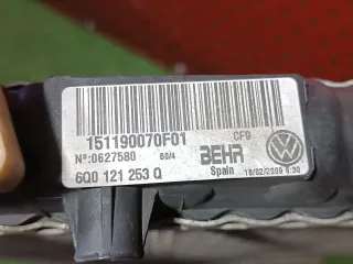 6Q0121253Q, 151190070F01, 1J0959481A Радиатор основной Skoda Fabia 2 Арт 97144766, вид 6