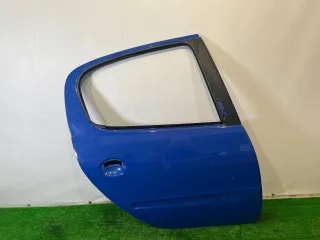  Дверь задняя правая синяя Peugeot 206 1 Арт 171884, вид 1