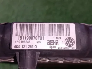 6Q0121253Q, 151190070F01 Радиатор основной Skoda Fabia 2 Арт 97147064, вид 7
