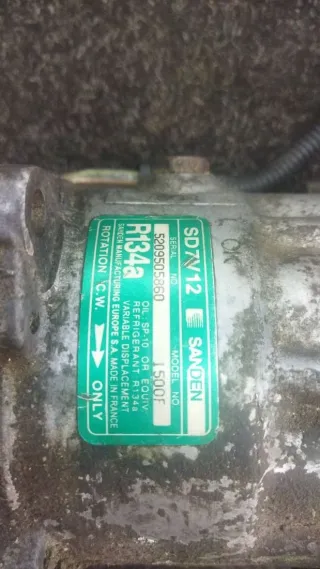 R134A,SD7V12 Компрессор кондиционера Peugeot 306 Арт 101KK, вид 2