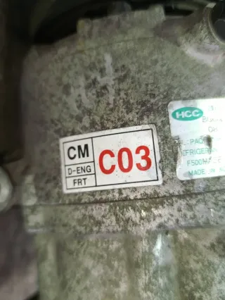 C03 Компрессор кондиционера Hyundai Santa FE 2 (CM) 2.2л Арт 105665148, вид 4