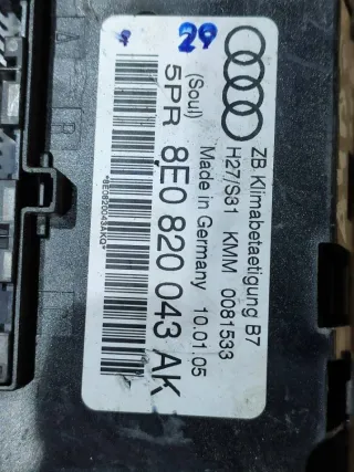 8E0820043A Блок управления печки / климат-контроля Audi A4 B7 Арт 97157709, вид 4