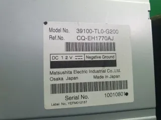 39100-TL0-G200, 77610-TL0A Магнитола (аудио система) Honda Accord 8 Арт 97157696, вид 4