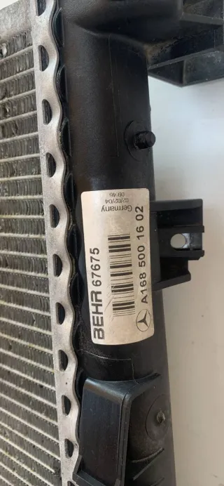 A1685001602 Радиатор (основной) Mercedes A W168 Арт 25203, вид 6