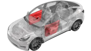 1497294 Сетка для динамика Tesla model Y Арт 100135, вид 1