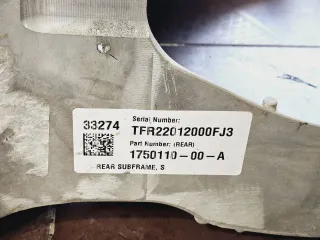 1420561-00,1420562-00,1750110-00 Балка подвески передняя (подрамник) задний Tesla model S Арт 33084, вид 4