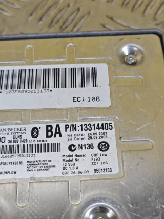 13314405 Блок Bluetooth Opel Insignia 1 Арт 640-35, вид 3