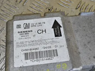 13159978 Блок AirBag Opel Vectra C  Арт 89-54, вид 2