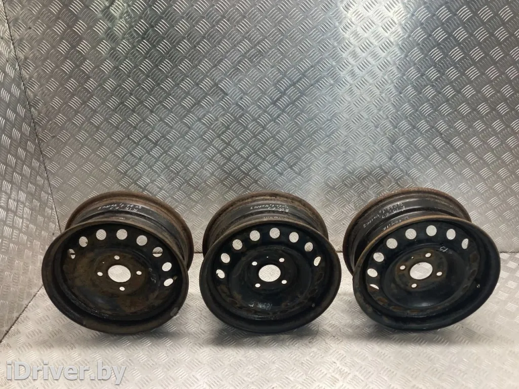  Штампованные диски R15 4x114 DIA66.1 к Nissan Almera N16 Арт 018412