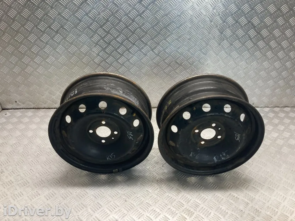 Штампованные диски R15 4x100 DIA60.1 ET43 к Dacia Logan 1 Арт 018524