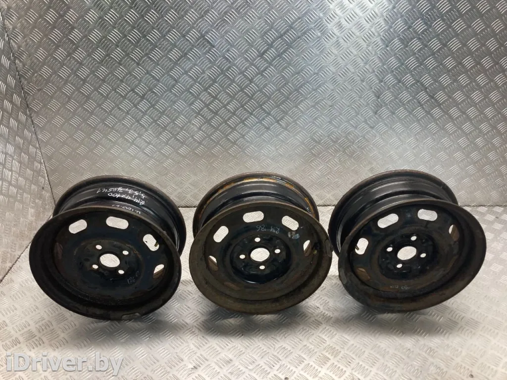  Штампованные диски R14 4x100 DIA54.1 к Kia Rio 1 Арт 0186251