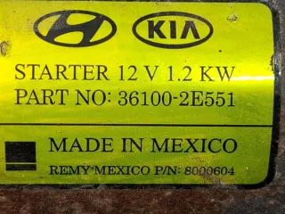 361002E551 Стартер Hyundai Elantra AD Арт 321165, вид 5