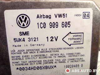 1C0909605,5WK43121 Блок AirBag Ford Galaxy 1 restailing Арт A12719, вид 4