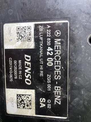 A2228304200 Воздуховод отопителя Mercedes S W222 Арт 97217085, вид 5