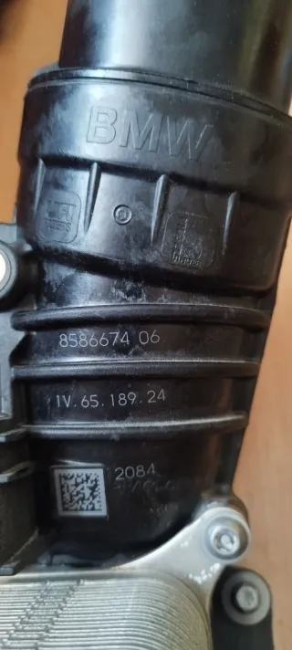 858667406,24195123182, B57D30B  Корпус масляного фильтра BMW X6 G06 Арт 97518975, вид 5