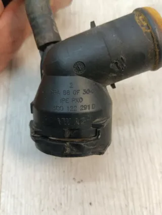 3C0122291D Фланец (тройник) системы охлаждения Volkswagen Passat B6 Арт 97828071, вид 2