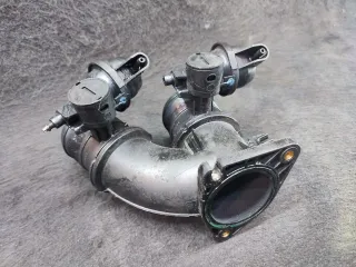 Дроссельная заслонка Peugeot 607 2002г. 9641304380 - Фото 6