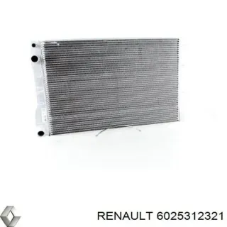 6025312321, 63881, 734828, RT2293 Радиатор основной Renault Espace 3 Арт aks602293r
