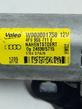 W000001758, 4F9955711E Моторчик заднего стеклоочистителя (дворника) Audi A4 B8 Арт 7039, вид 5