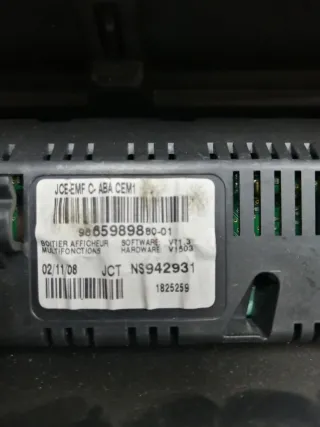 9665989880 Монитор Citroen C4 1 restailing Арт 97945426, вид 3