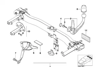  Фаркоп BMW X5 E53 Арт 1410
