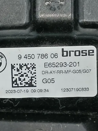 9450786, 9450072 Стеклоподъемник правый задний BMW X5 G05  (в наличии) Арт 011531, вид 5