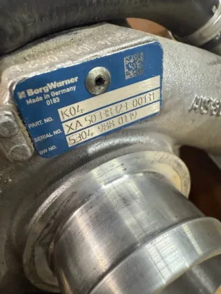CFC,53041015052,K04,XA50338323,50338323 Турбина Volkswagen Transporter T6 Арт 3906-25454369, вид 2