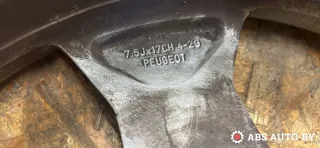  диск литой R17 4x108 DIA65.1 ET29 к Peugeot 3008 1 Арт 75150569, вид 17