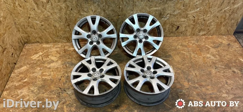  диск литой R16 5x114.3 DIA67.1 ET55 к Mazda 6 2 Арт 75150568