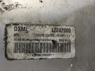 12242000 Блок управления двигателем Opel Meriva 1 Арт 90622, вид 7