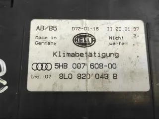 5hb00760800 Блок управления печки/климат-контроля Audi A4 B5 Арт 91114, вид 7