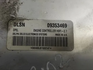 09353469 Блок управления двигателем Opel Corsa C Арт 91119, вид 6