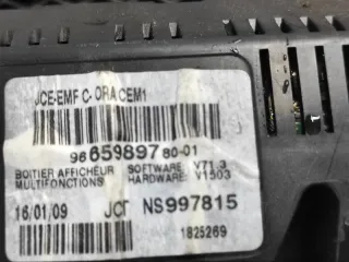 966598978001 Дисплей Peugeot 207 Арт 91136, вид 7