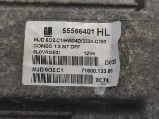 55566401hl Блок управления двигателем Opel Combo C Арт 91233, вид 6