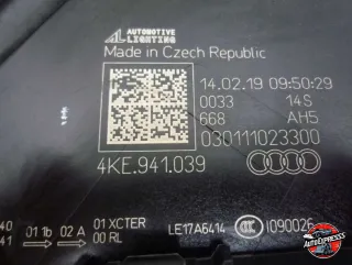 4KE941039,4KE941040 Фара передняя (комплект) Audi E-Tron Арт 33592871ar, вид 4