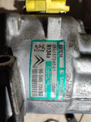 9656572480, 05688002661 Компрессор кондиционера Peugeot 407 Арт 034751, вид 5