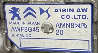 20GT88, AWF8G45 Коробка передач автоматическая (АКПП) Peugeot Expert 3 Арт K2504017, вид 4