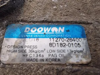 977011D200, 1127026400, 8D1820105 Компрессор кондиционера Kia Carens 3 Арт 010132, вид 5