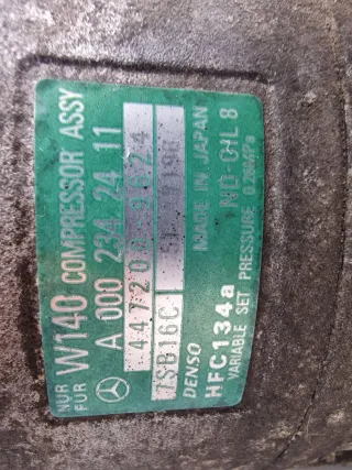 A0002342411, 7SB16C, 4472009624 Компрессор кондиционера Mercedes ML W163 3.2л i Арт 010468, вид 5