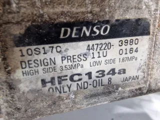 447220, 4472203980, 10S17C, 11U0164 Компрессор кондиционера Mitsubishi Pajero 3 Арт 010642, вид 5