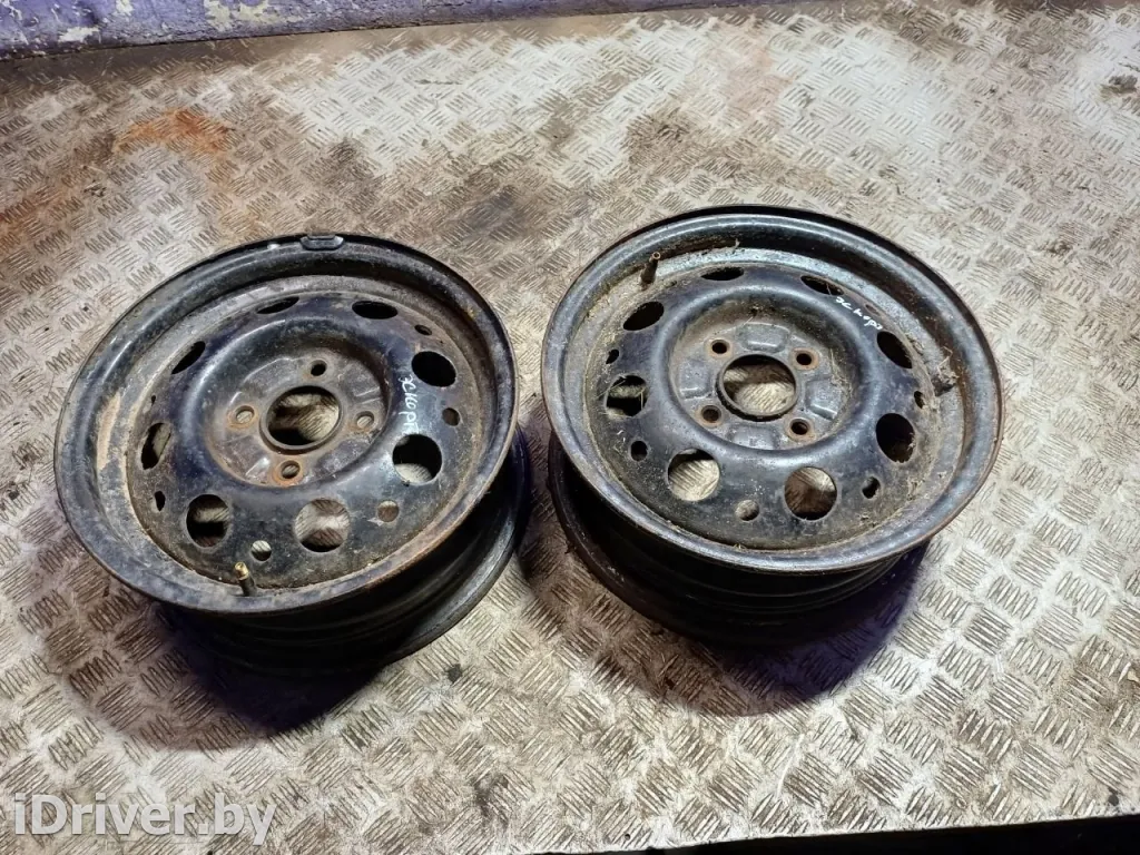 85BB1007AA Штампованные диски R14 4x108 DIA63.4 ET41 к Ford Escort 6 Арт 97964489