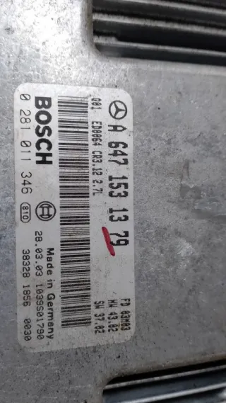 A6471531379, 0281011345 BOSCH Блок управления двигателем Mercedes E W211 Арт 4825, вид 5